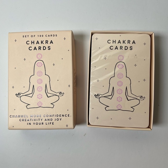 Gift Republic 100 Chakra Cards Set Brand New Spiritual Confidence Life Joy - Picture 1 of 4